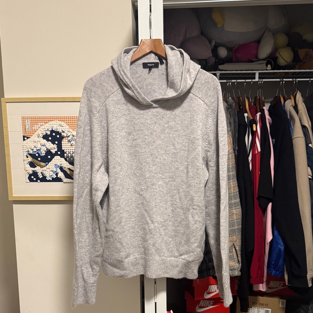 Stylish Gray Hooded Sweater